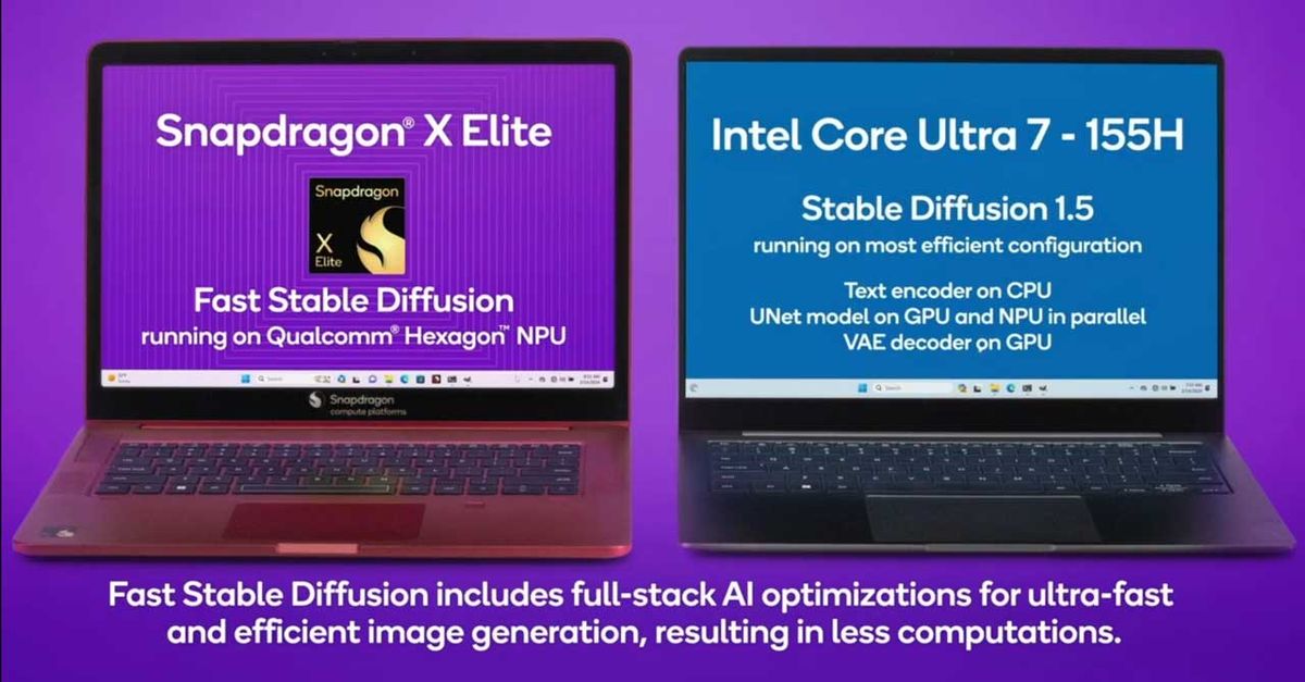 Snapdragon X Elite vs Intel Core Ultra 7